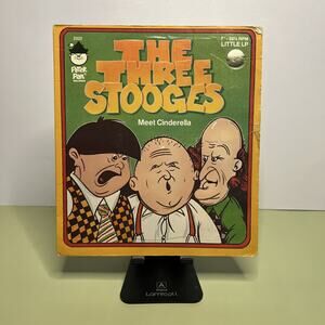 The Three Stooges Meet Cinderella • Peter Pan Records 7in  33 RPM Little LP